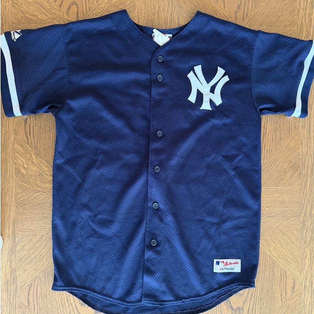Vintage Majestic Hideki Matsui New York Yankees Jersey Mesh MLB 55